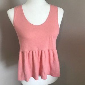Anthropologie pink tank top